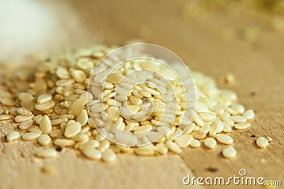 Sesame seeds Stock Photo