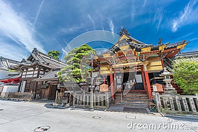 Seson-in Shakado Temple. Located next to Zenko-ji temple Editorial Stock Photo