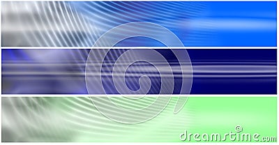 Set 3 Energetic Fields Header Stock Photo