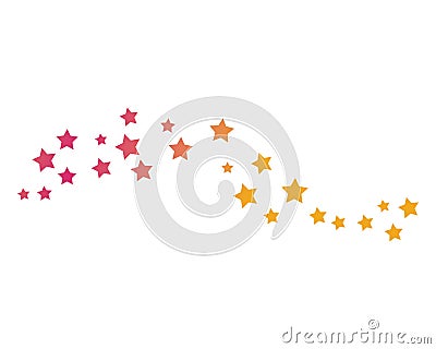 set of abstract star background template vector Vector Illustration
