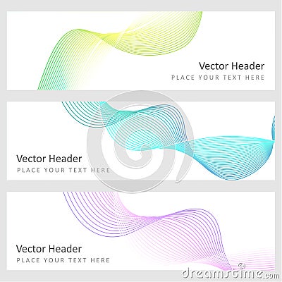 Set abstract vector background Vector Illustration