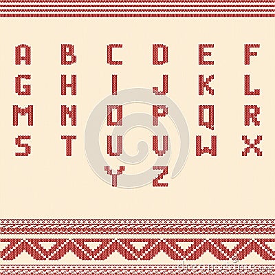 set of alphabet icons. Vector illustration decorative design Vector Illustration
