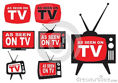 Set of as seen on TV Stock Photo