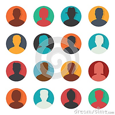 Set of Avatar Vector Illustration