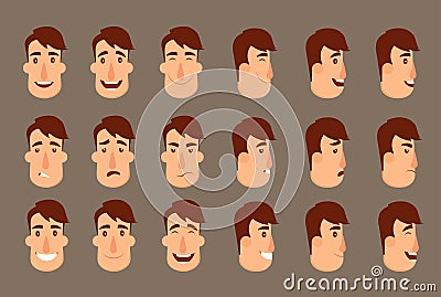 Set of avatars. Vector Illustration