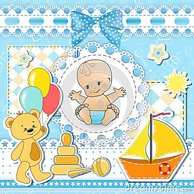 Set baby design elements. Vector Illustration