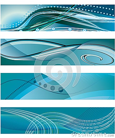 A set of banners for the design Vector Illustration