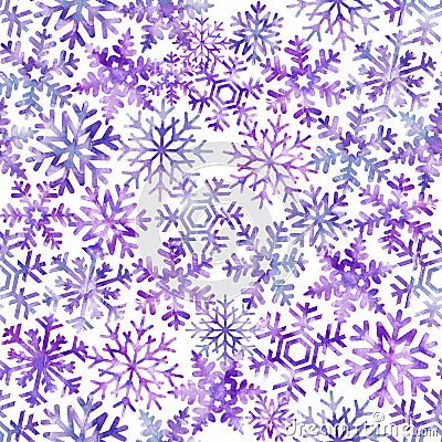 Snowflake, snow, seamless pattern, christmas, holiday Stock Photo