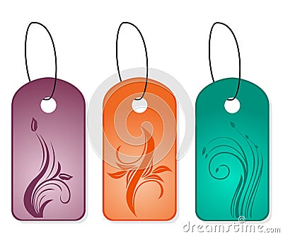 Set bookmark designs Vector Illustration