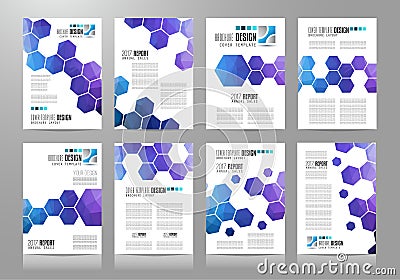 Set of Brochure templates, Flyer Designs or Covers Vector Illustration