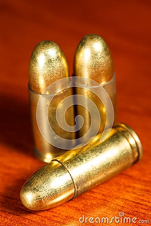 Set of bullets Stock Photo