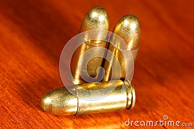 Set of bullets Stock Photo