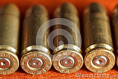 Set of bullets Stock Photo