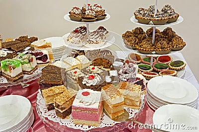 The set of cakes Stock Photo