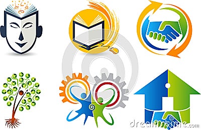 Set collection logos Vector Illustration