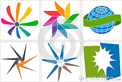 Set collection logos Vector Illustration