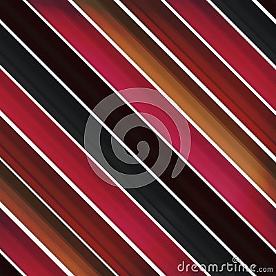 Set of colored pencils. modern seamless pattern background in realism style. diagonal stripes. school subjects, elements for Vector Illustration