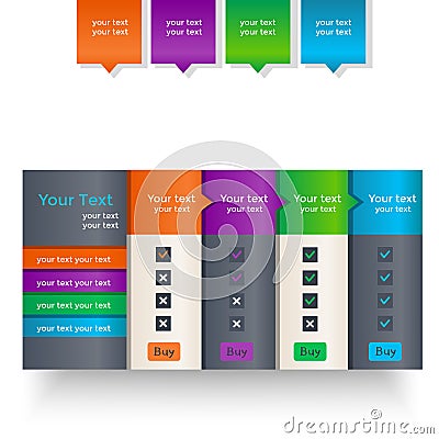 Set of colorful banners Vector Illustration