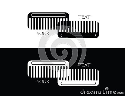 Set of comb Vector Illustration