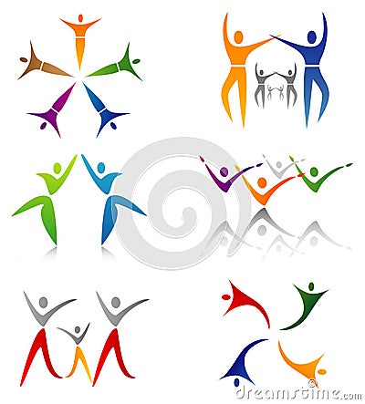 Set of Community / Social Network Icons Vector Illustration