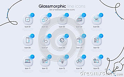 Set of Confirmed, Like and Alarm clock line icons for web app. Pictogram icon. Vector Vector Illustration