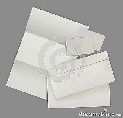 Set of corporate identity Stock Photo