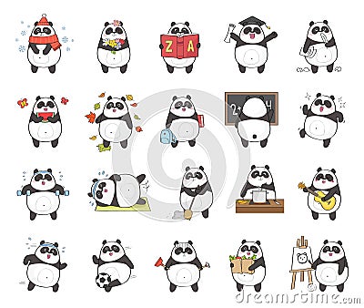 Cute Panda Stock Photo