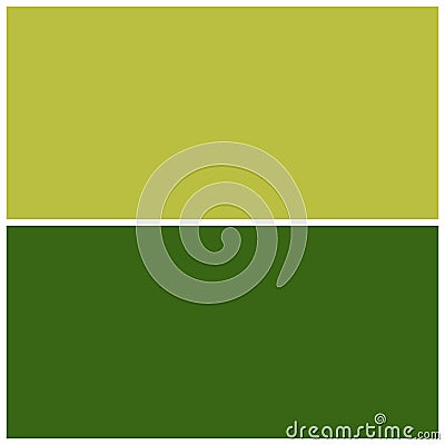 Two colors empty space for your text Green palette Stock Photo