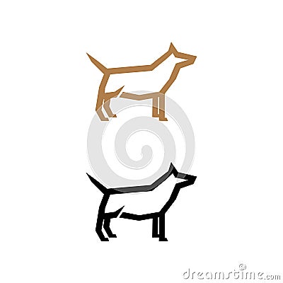 Dog 6 Vector Illustration