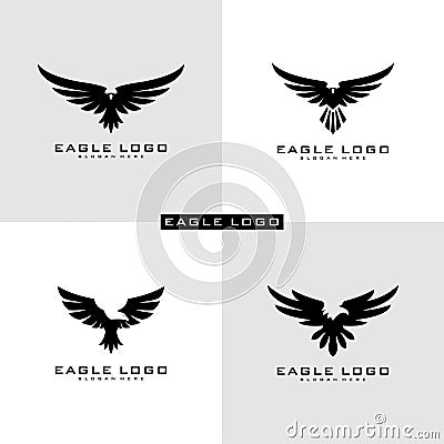 Set of Eagle Logo Vector symbol Vector Illustration