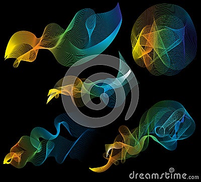 Set of Elements for design Vector Illustration