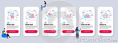 Set of Finance icons, such as Report diagram, Vip shopping, Budget profit. Vector Vector Illustration