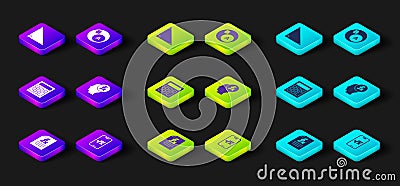Set Function mathematical symbol, Square root of x glyph, Calculator, Subsets, math, is subset and Triangle icon. Vector Vector Illustration