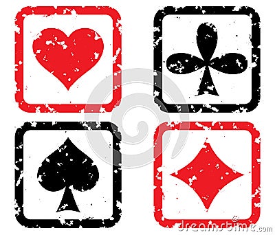 Set of game cards. Vector Illustration