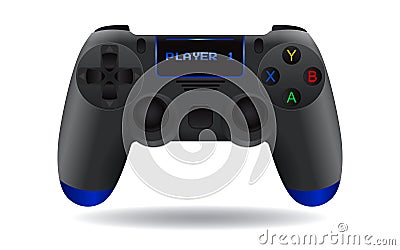 set of gamepads console retro for pc games isolated Vector Illustration