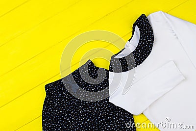 Set of girls clothes Stock Photo