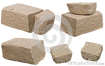 Set of halva Stock Photo