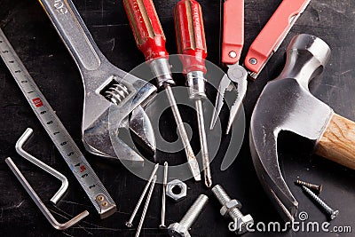 Hand tools Stock Photo