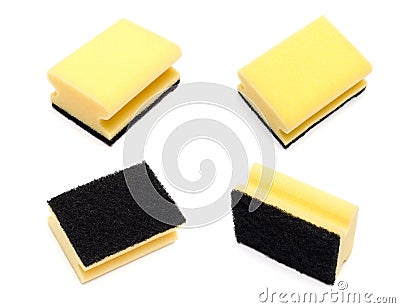 Set of household sponge Stock Photo