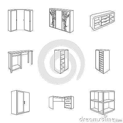 The set of images on the theme of sleep and rest. Different beds for every taste and color.Bed icon in set collection on Vector Illustration