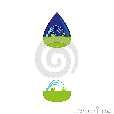 Irrigation Vector Illustration