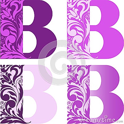 Set of letters Vector Illustration