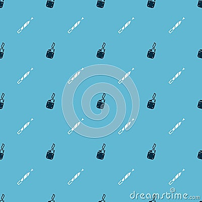 Set Lighter and Marijuana joint on seamless pattern. Vector Vector Illustration