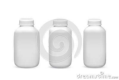 Set of medicine bottles. Vector Illustration