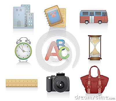 Set of miscellaneous icons Vector Illustration