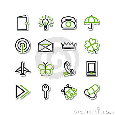Set - miscellaneous icons Vector Illustration