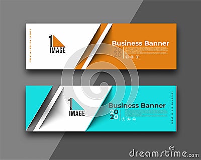 Set Of Modern Global Business Design Banner Template - Use for modern design, cover, poster, template, brochure Vector Illustration