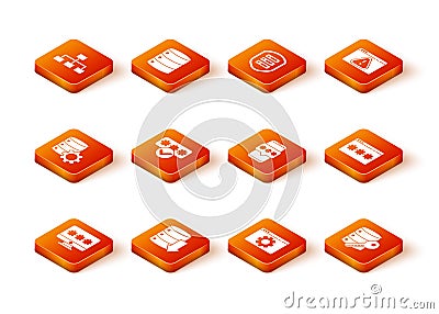 Set Monitor with password, Server, Data, Web Hosting, and gear, Password protection, Browser setting, Mobile, security Stock Photo