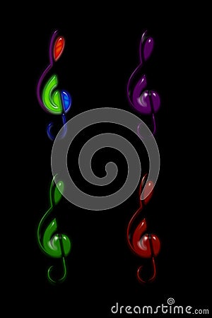 Set of Music Symbol Stock Photo