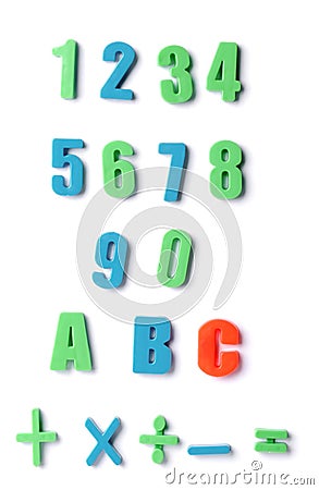 Set numeral Stock Photo